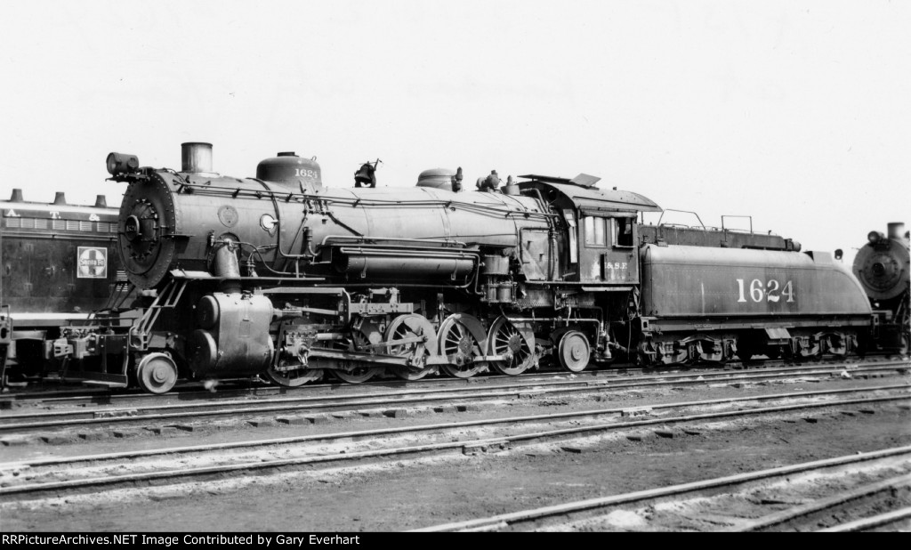 ATSF 2-10-2 #1624 - Atchison, Topeka & Santa Fe